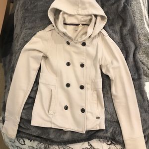 Element Hoodie Blazer White Cream Size M